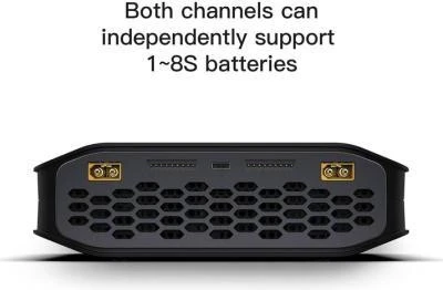 Зарядний пристрій ISDT K4 AC 400W DC 600Wx2 (HP0015.K4) (UA)