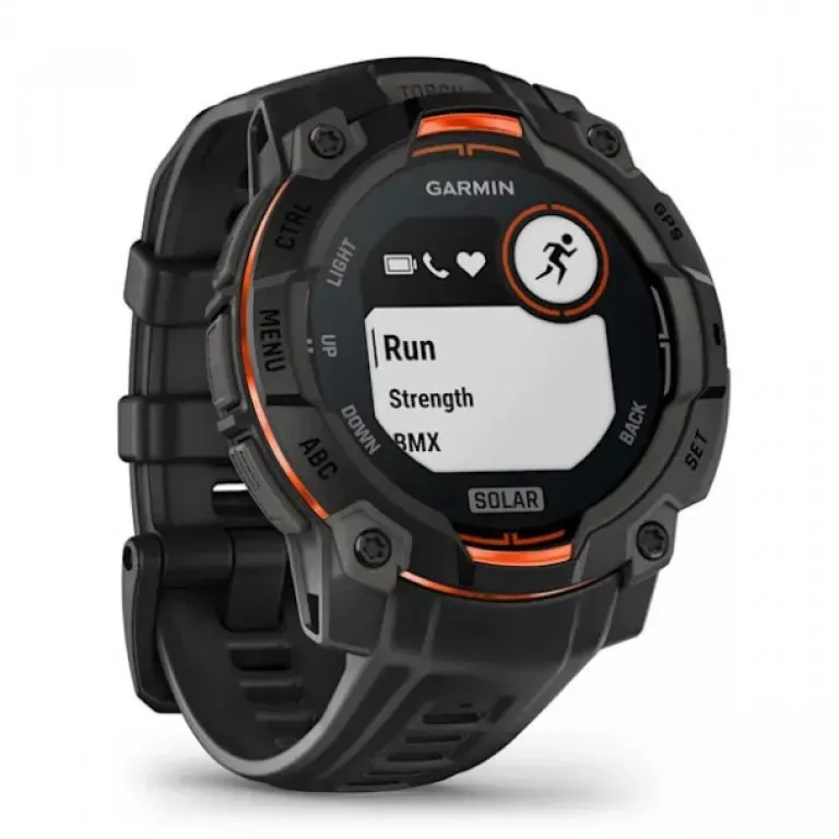 Garmin Instinct 3 45mm Solar Black with Black Band (010-02934-00/40)