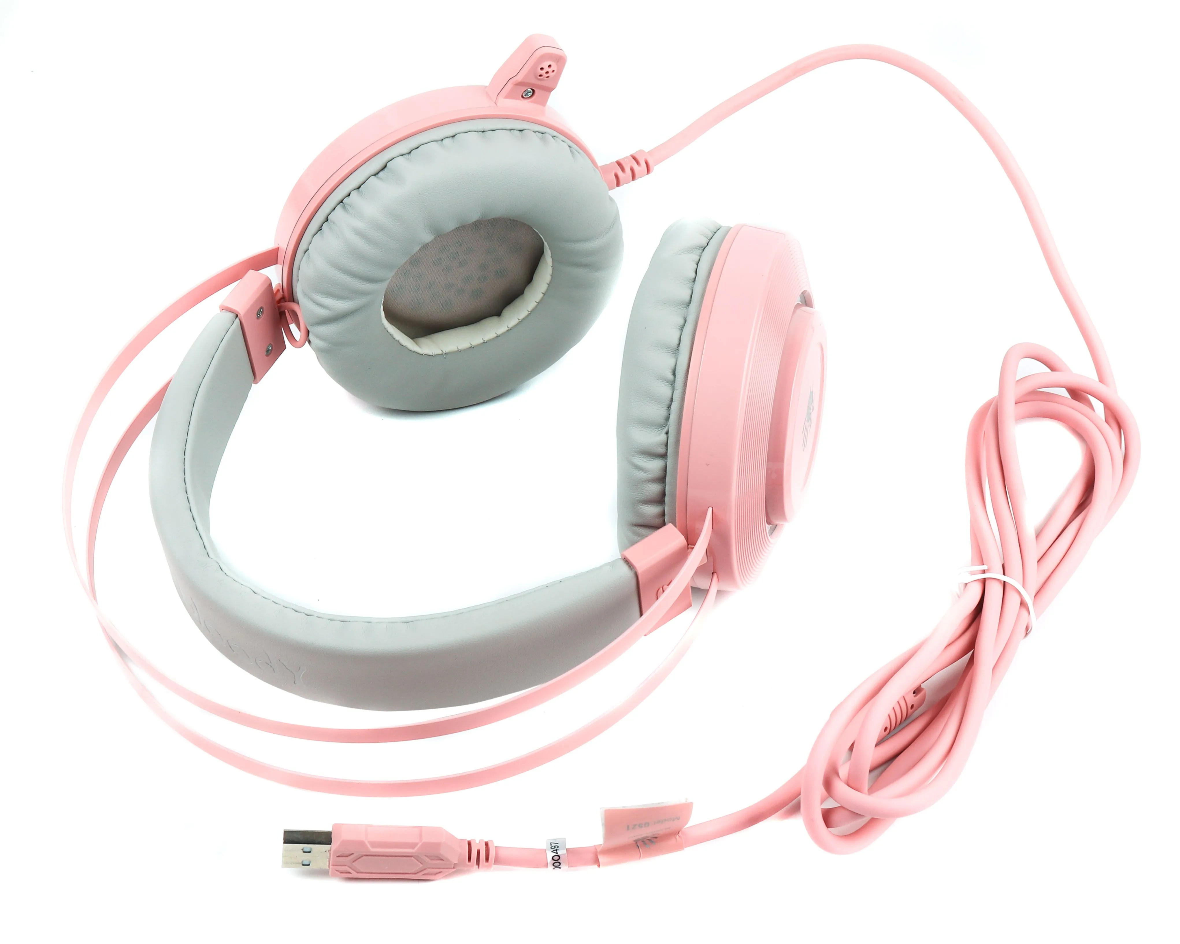 Наушники проводные Гарнитура A4Tech Bloody G521 USB pink (накладные с подсветкой)