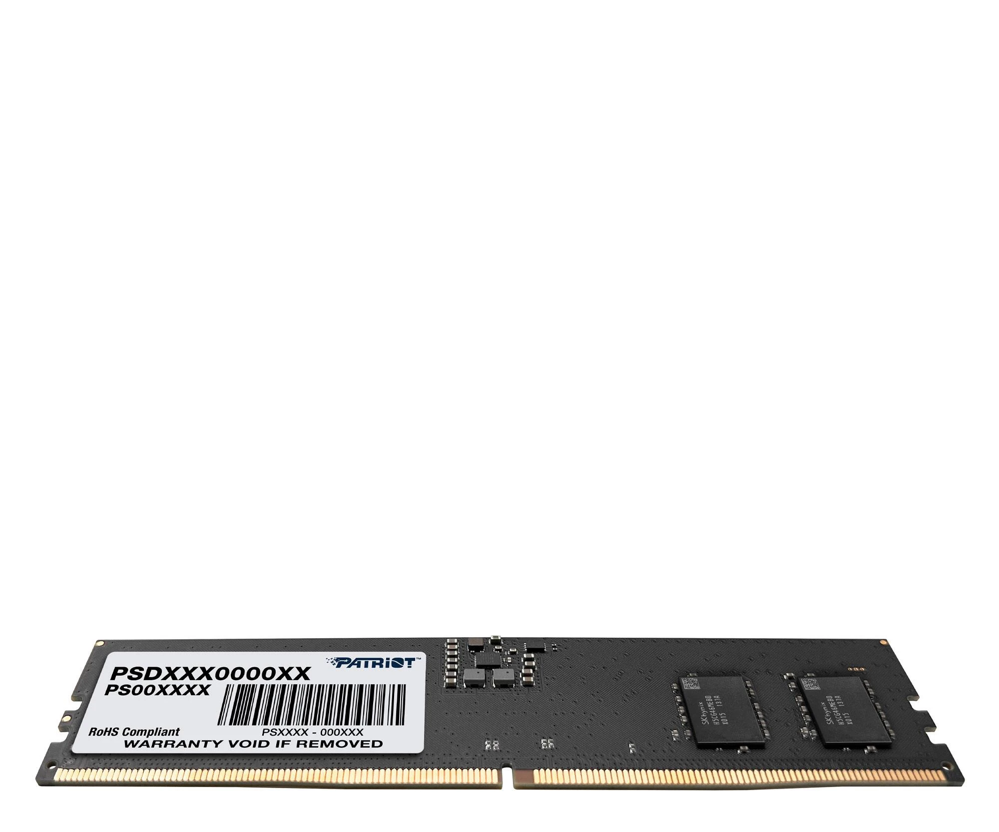 Patriot 16GB (1x16GB) 5600 CL46 (PSD516G560081) EU Серія: Signature; Тип пам'яті: DDR5;
