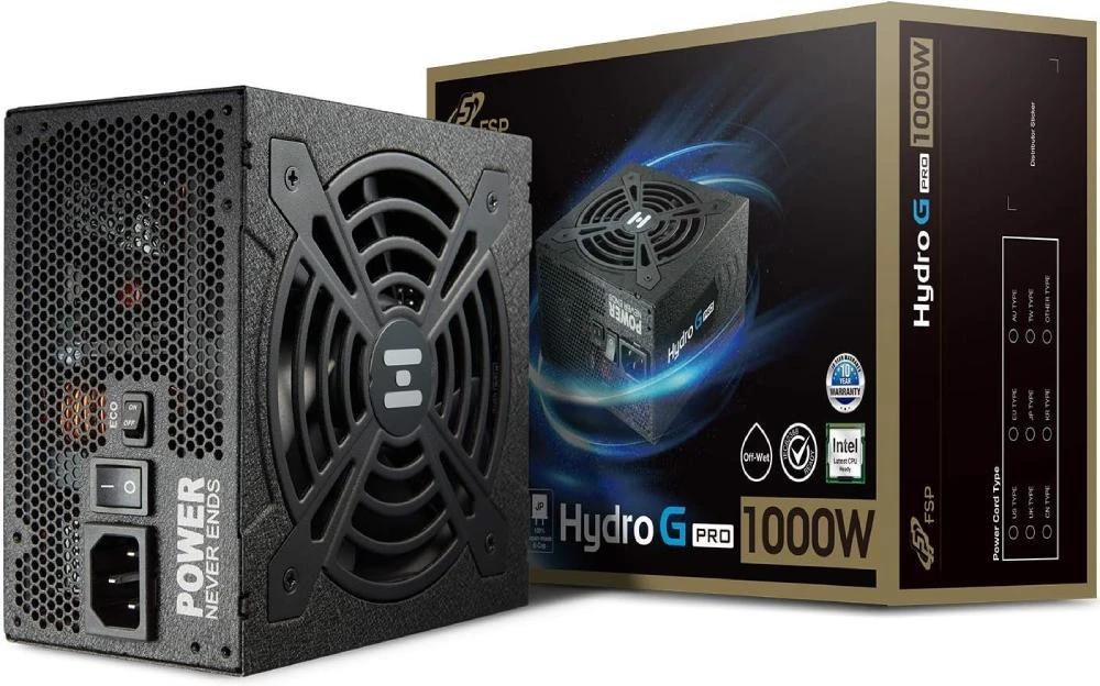 FSP Hydro G PRO ATX 3.0 PCIe 5.0 1000W (HG2-1000 Gen5) (UA) Бренд: FSP; Форм-фактор БП: ATX;