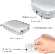 Принтер HP Sprocket 2x3 Luna Pearl (HPISPW) (UA)