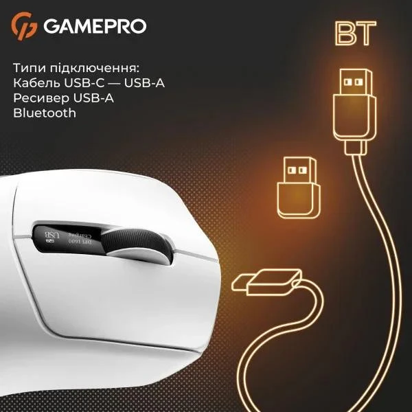 GamePro Genesis Ranker White (GM012W) (UA) Бренд: GamePro; Провідне