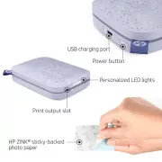 Принтер HP Sprocket 2x3 Ліловий (HPISPPR) (UA)