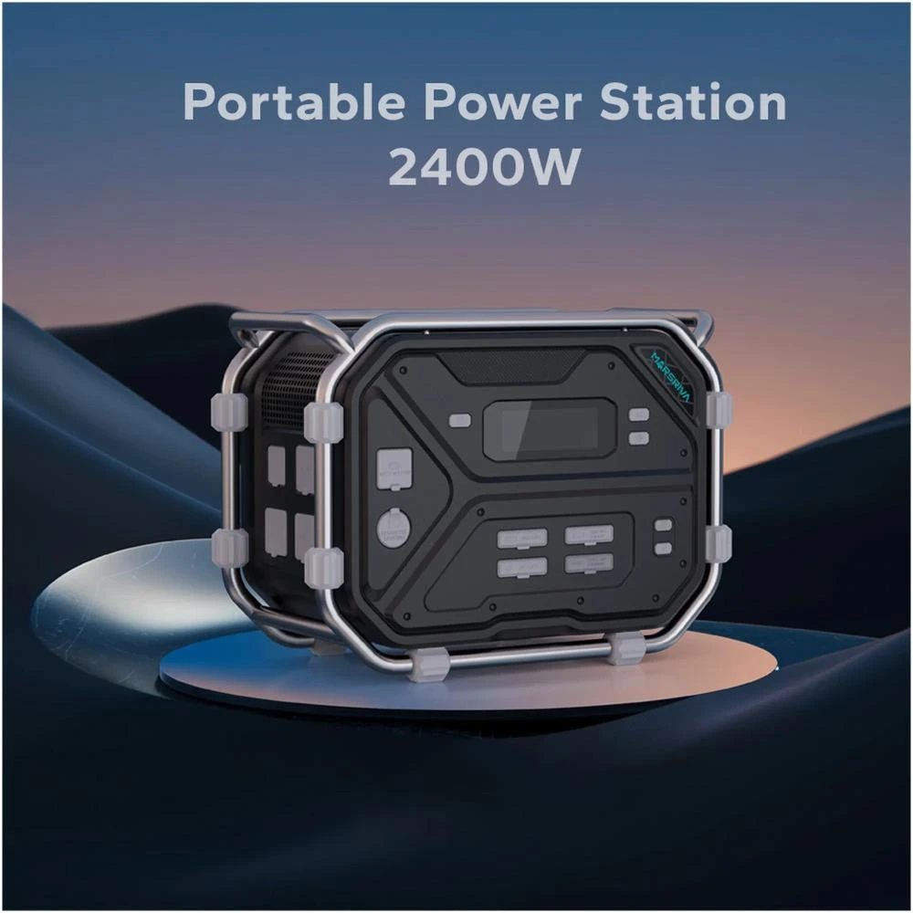 Зарядная станция Marsriva MP24 2621Wh 2400W Бренд: Marsriva; Розетка AC 230В: 4; USB