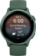 Смарт-годинник Garmin Vivoactive 6 Metallic Jasper Green з ремінцем Jasper Green (010-02985-02/42)