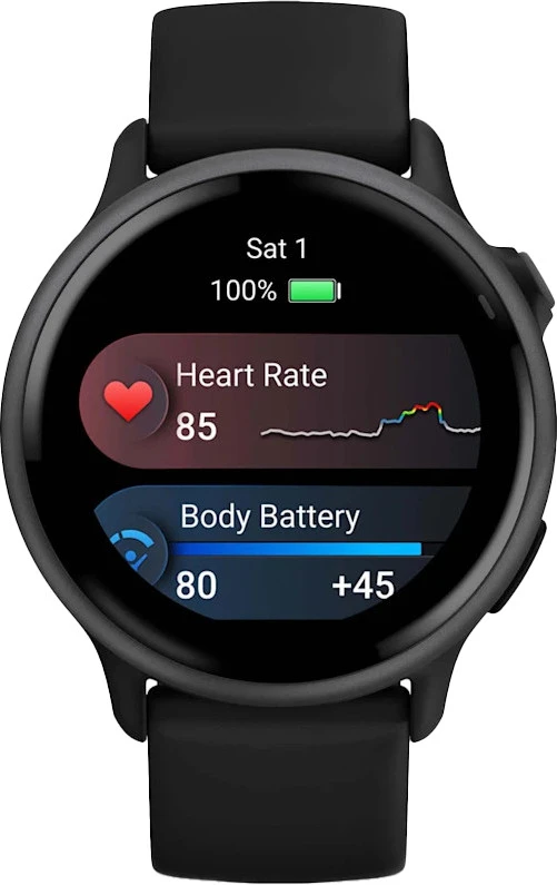 Смарт-годинник Garmin Vivoactive 6 Slate with Black Band (010-02985-00/40) Бренд: Garmin; Лінійка: Vivoactive 6; iOS: є;