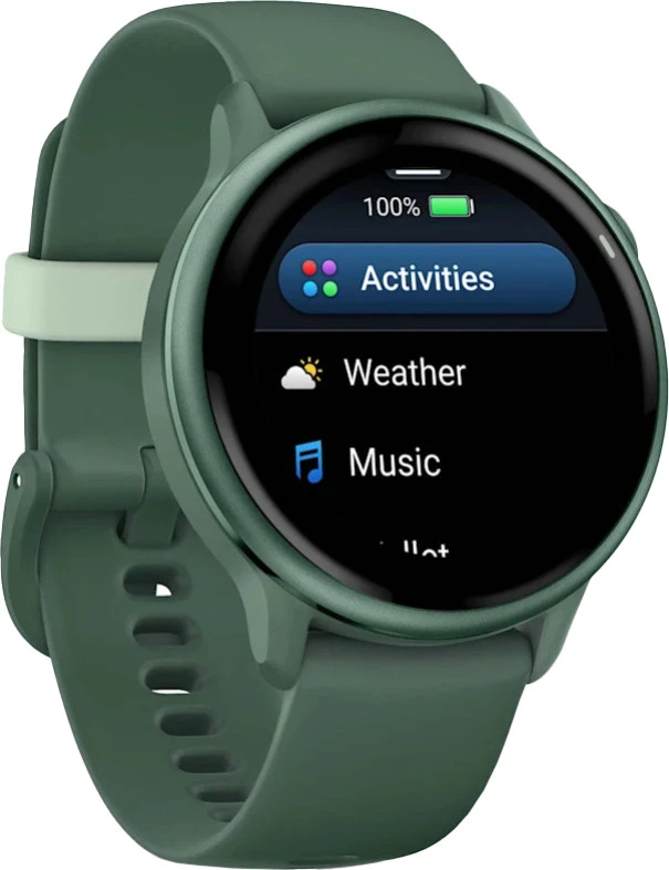 Смарт-часы Garmin Vivoactive 6 Metallic Jasper Green with Jasper Green Band (010-02985-02/42)