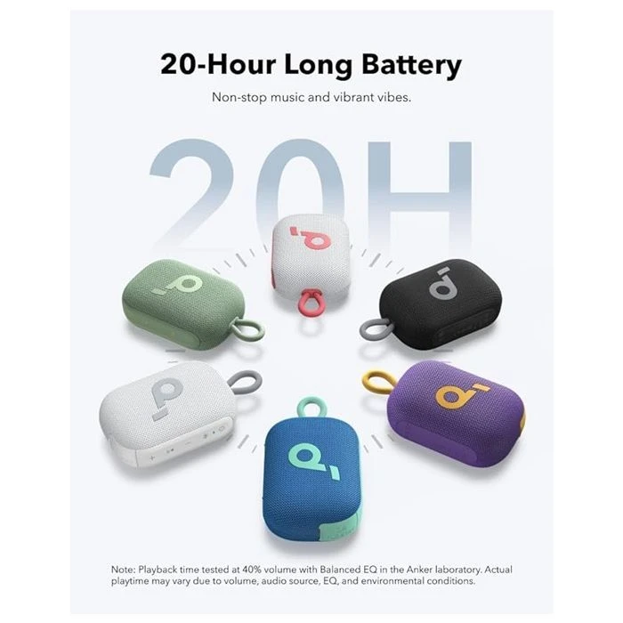 Anker SoundСore Select 4 Go Green (A31X1061) (UA) ; Питание: аккумулятор; Время