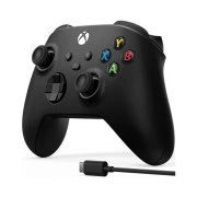Геймпад Microsoft Wireless Controller Carbon Black + USB Type-C (1V8-00002) (UA)