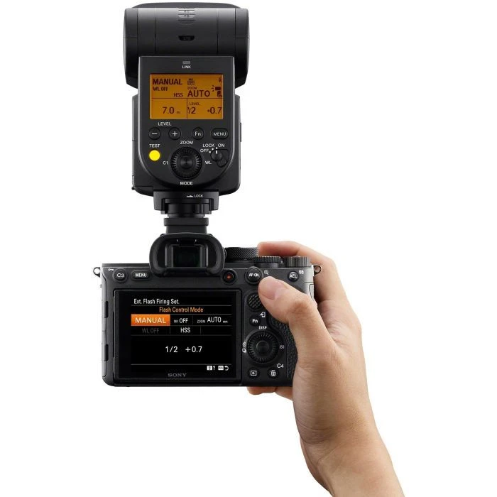 Sony HVL-F60RM2 (HVLF60RM2.CE7) (UA) ; Живлення: 4 х AA; Вага: 439 г;