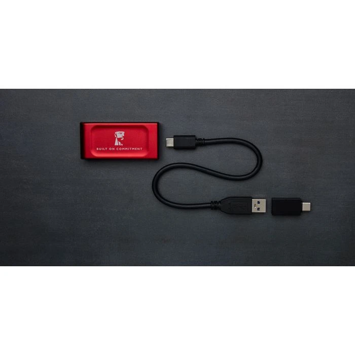 USB Type-C 2TB XS1000 Kingston (SXS1000R/2000GA) (UA) ; Обсяг пам'яті: 2 TB; Тип