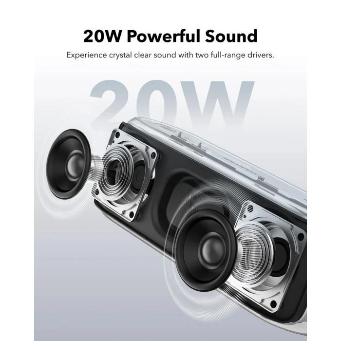 Anker SoundCore Select 2S Black (A3171011) (UA) ; Питание: аккумулятор; Время