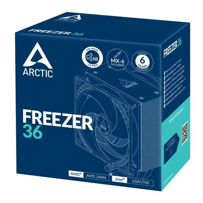 Кулер для процессора Arctic AOCPU00010A (UA) ; Количество вентиляторов: 2; Вес: