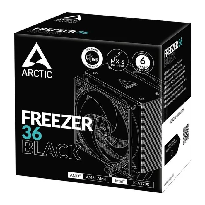 Кулер для процесора Arctic AOCPU00012A (UA) ; Кількість вентиляторів: 2; Вага:
