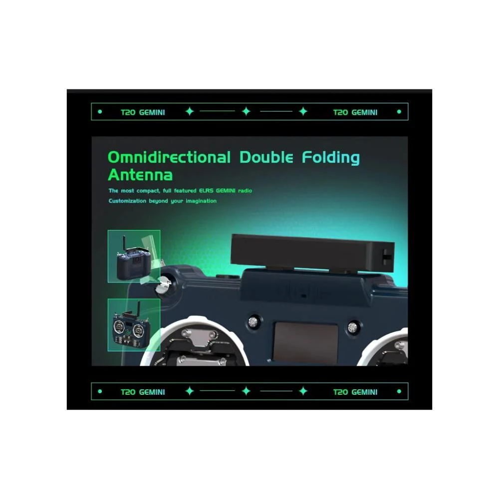 Пульт управління Jumper T20 V2 GEMINI ELRS 2.4G RDC90 (C10119) (UA)