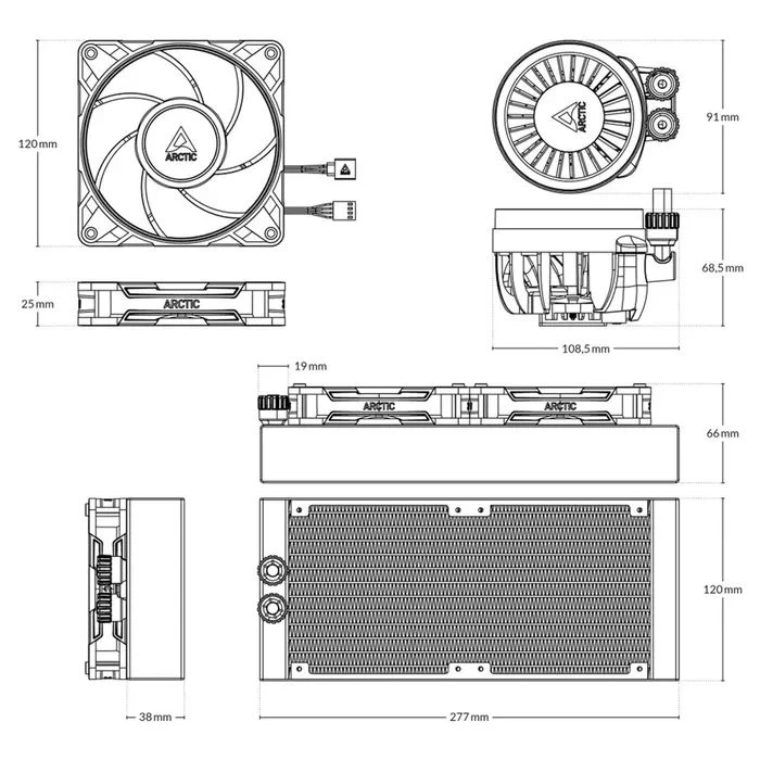 Система жидкостного охлаждения Arctic ACFRE00178A (UA)