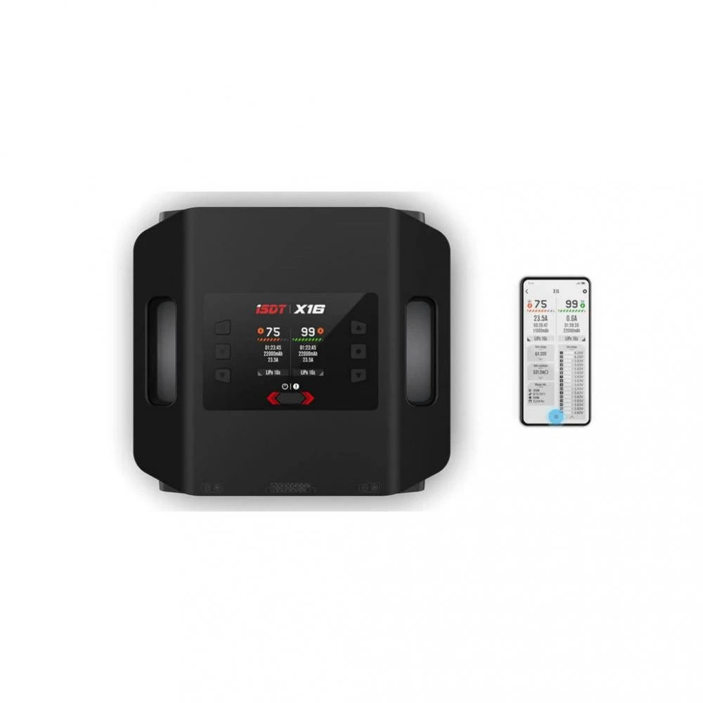 Зарядний пристрій ISDT X16, 1100W x 2/20A x 2 Dual Channel (HP0015.X16) (UA)