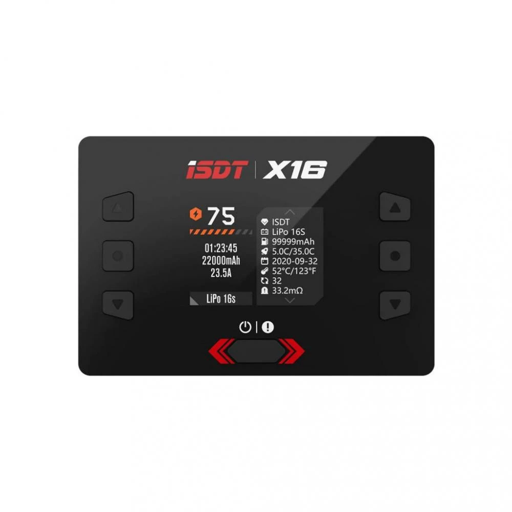 Зарядний пристрій ISDT X16, 1100W x 2/20A x 2 Dual Channel (HP0015.X16) (UA)