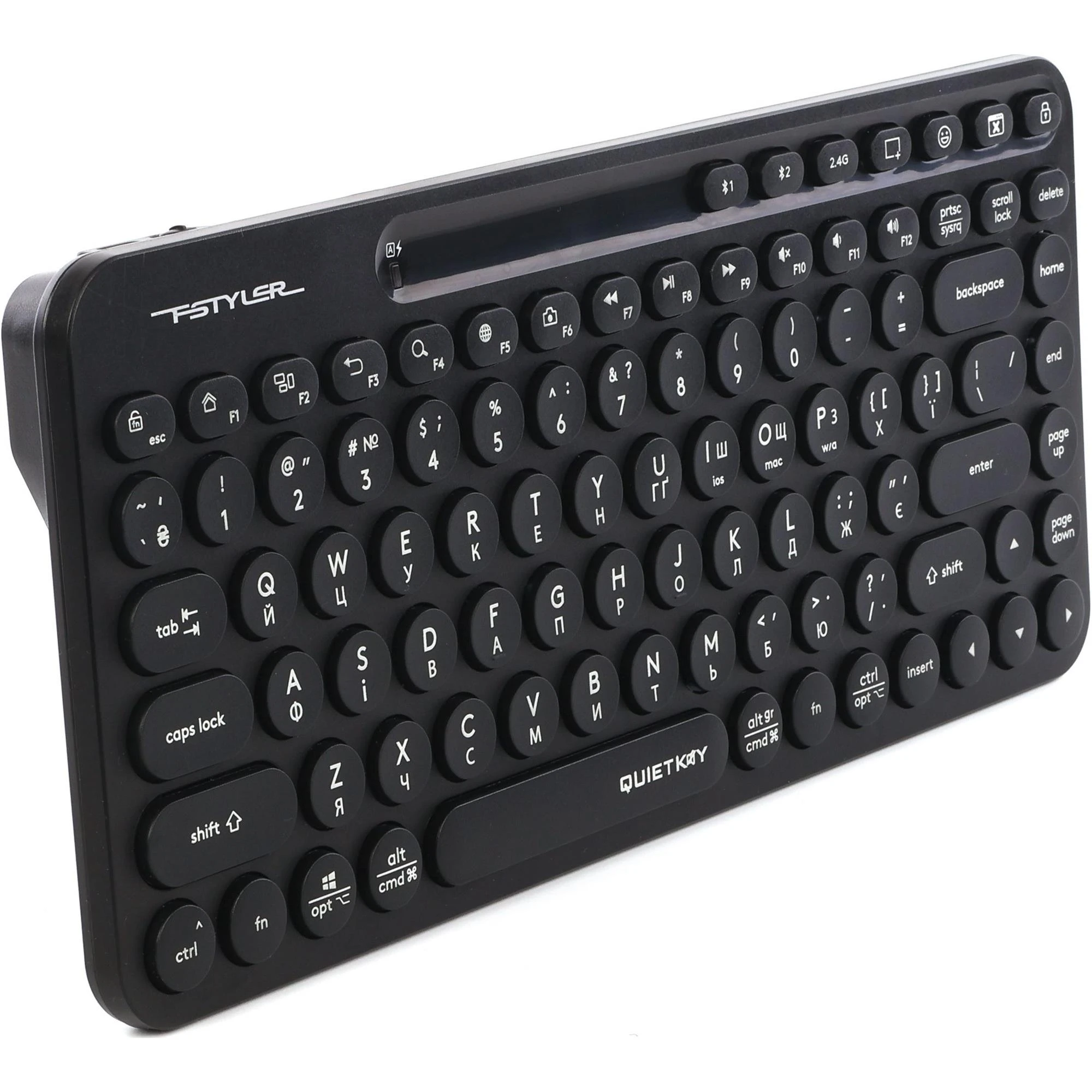 A4Tech FBK36C AS Black Тип клавіш: мембранні; Джерело