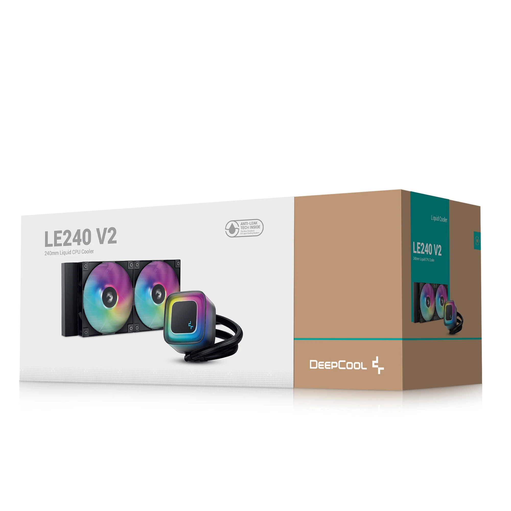 Система водяного охолодження DeepCool LE240 V2 (R-LE240-BKAMMC-G-2) (UA)