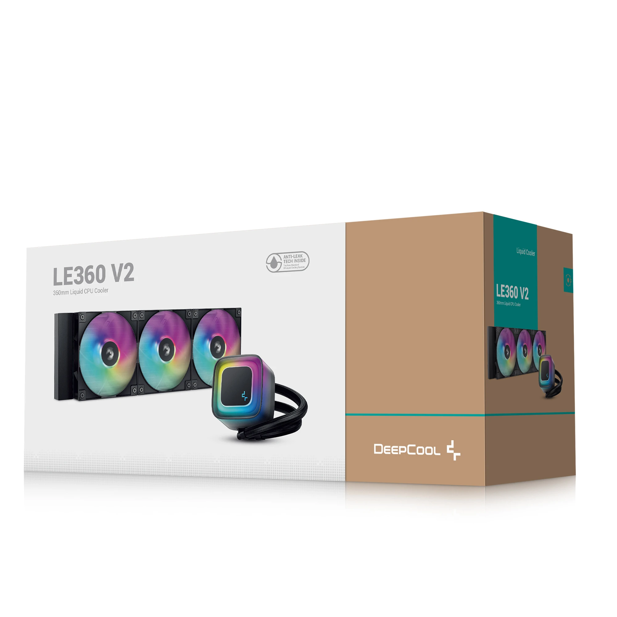 Система водяного охолодження DeepCool LE360 V2 (R-LE360-BKAMMC-G-2) (UA) Тип: система водяного