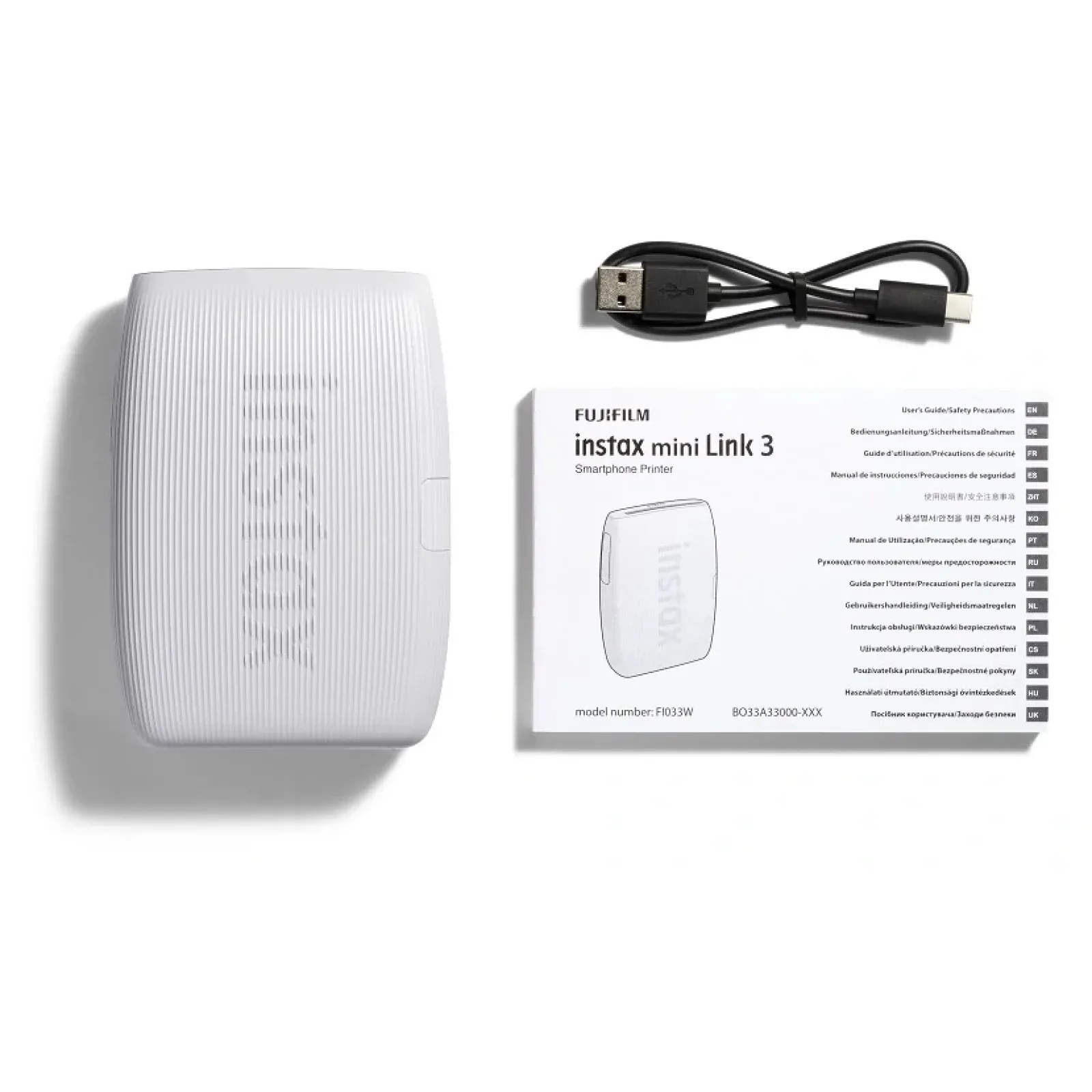 Fujifilm Instax Mini Link 3 Clay White (16832077) (EU) Тип: Мобільний принтер