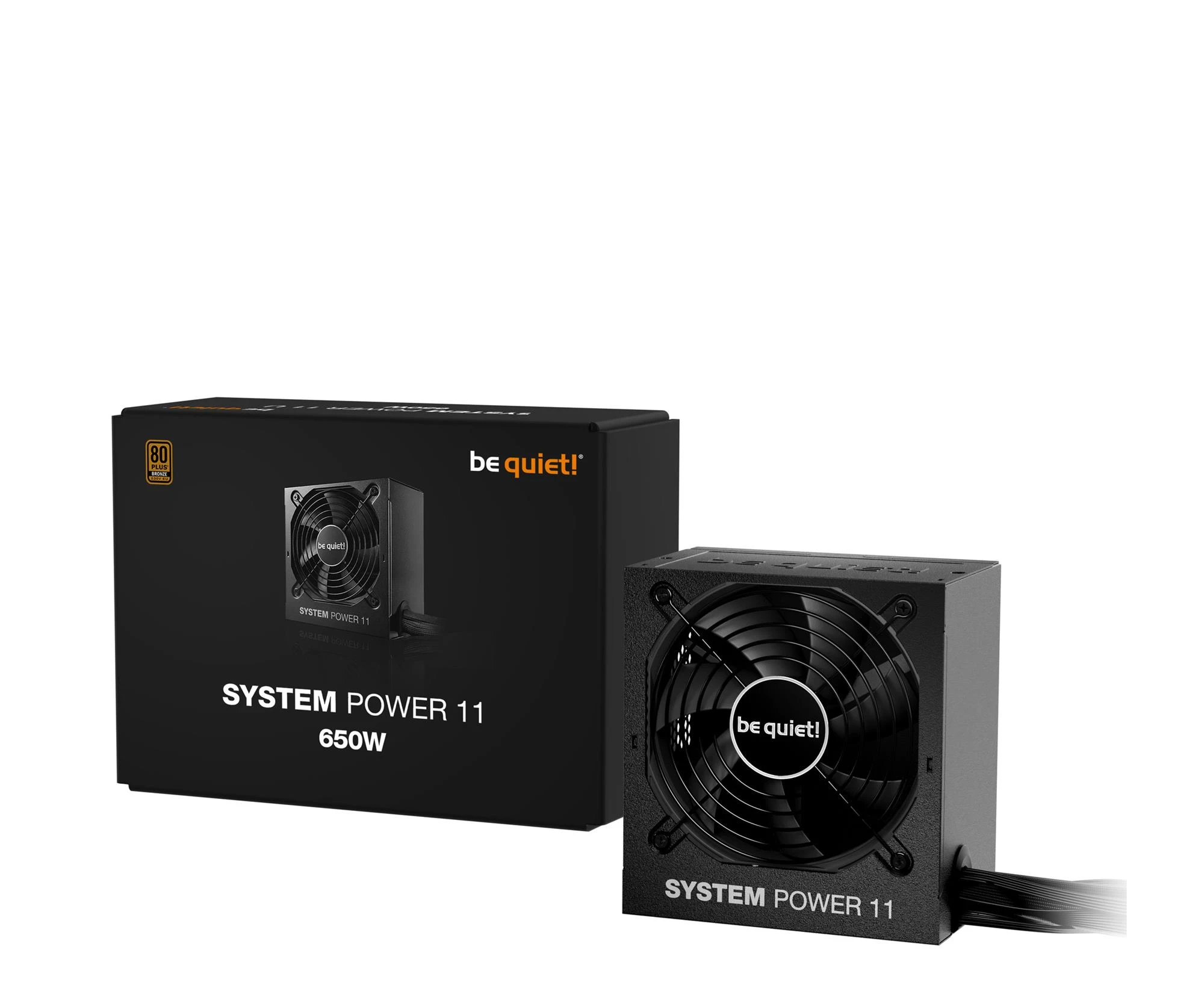 be quiet! System Power 11 650W 80 Plus Bronze (BP011EU) EU Максимальна потужність, Вт: 650