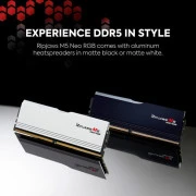 DDR5 32GB (2x16GB) 6000 MHz Ripjaws M5 Neo RGB Matte White G.Skill (F5-6000J3636F16GX2-RM5NRW) (UA)
