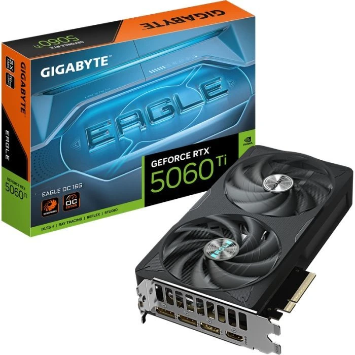 GIGABYTE GeForce RTX5060Ti 16Gb EAGLE OC (GV-N506TEAGLE OC-16GD) (UA)