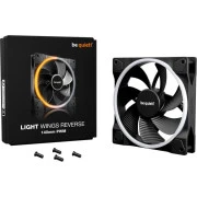 Кулер для корпусу Be quiet! Light Wings 140mm PWM Reverse чорний (BL134) (UA)