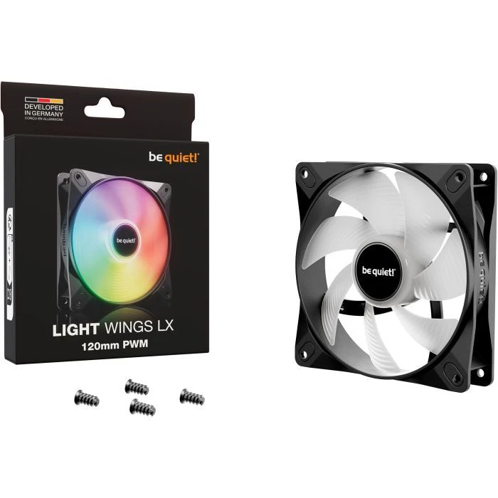 Кулер для корпусу Be quiet! LIGHT WINGS LX 120mm PWM (BL120) (UA)