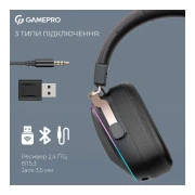 Навушники GamePro Asgard Valkyria RGB Tri-Mod (HSW249B) (UA)