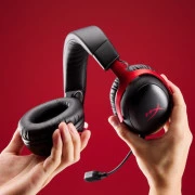 Навушники HyperX Cloud III S Wireless/USB-A/USB-C Black/Red (A59Z0AA) (UA)