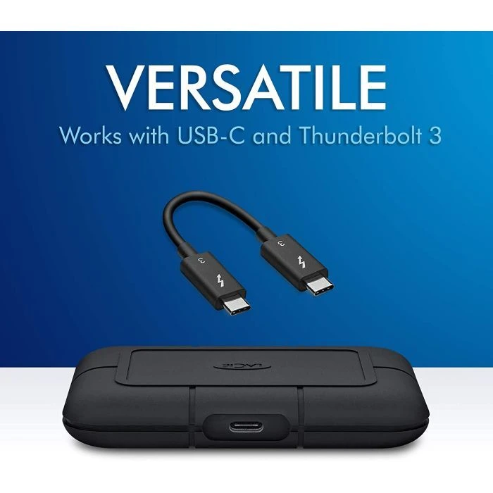 USB Type-C 2TB Rugged Pro LaCie (STHZ2000800) (UA) ; Обсяг пам'яті: 2 TB; Форм-фактор: