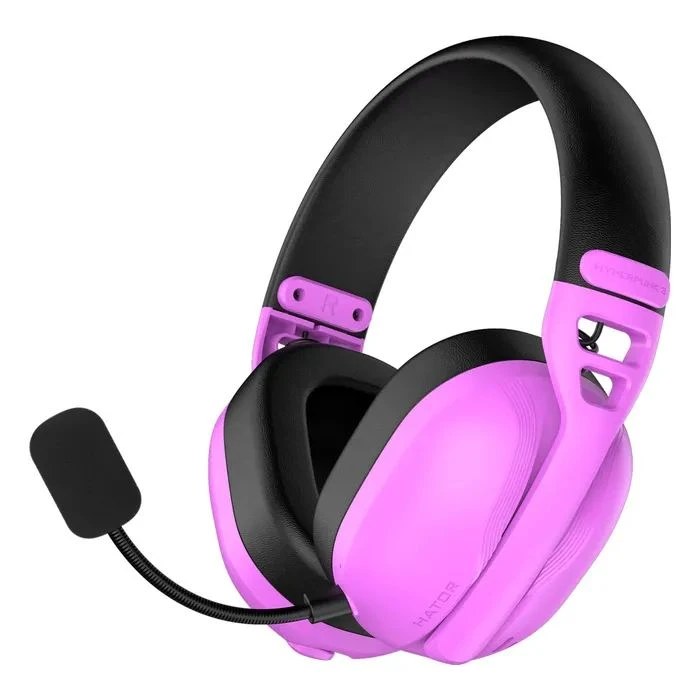 Навушники Hator Hyperpunk 3 Wireless Hi-Res SyncHUB connection Cyber Violet (ESH19) (UA) ; Призначення: для телевізора,
