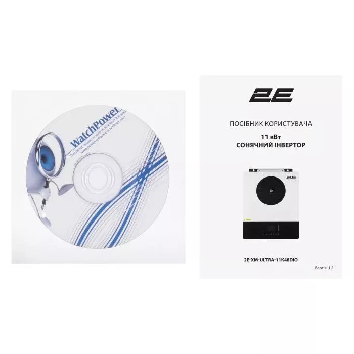 Солнечный инвертор 2E XM ULTRA 11000VA/11000W, 48V (2E-XM-ULTRA-11K48DIO) (UA) ; Подключение к сети: 1 + 3 фазы;