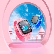 Дитячі смарт-годинники Hoco Y100 Pink (6942007625647) (UA)