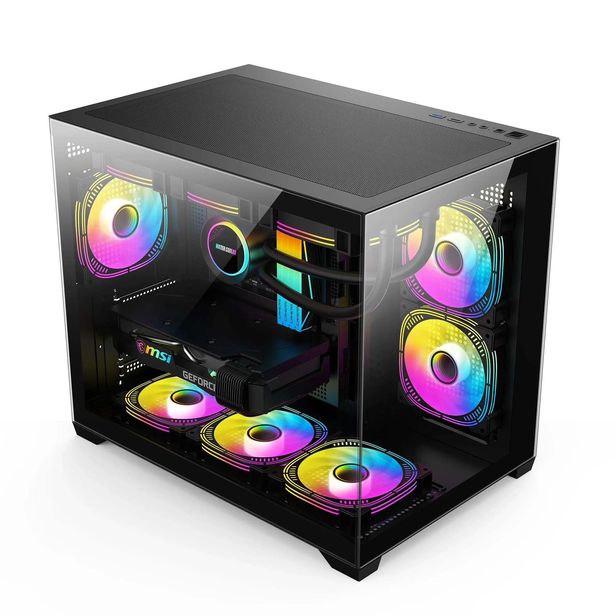 GTL Gaming Abyss Black (GTLN285M) без БП Типорозмір: Midi-Tower; Форм-фактор