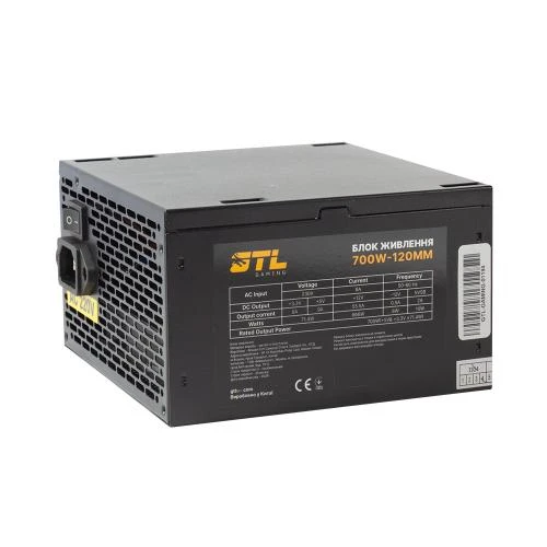 GTL Gaming Star (GTLGS700BK) 700W Форм-фактор: ATX; Потужність: 700 Вт;