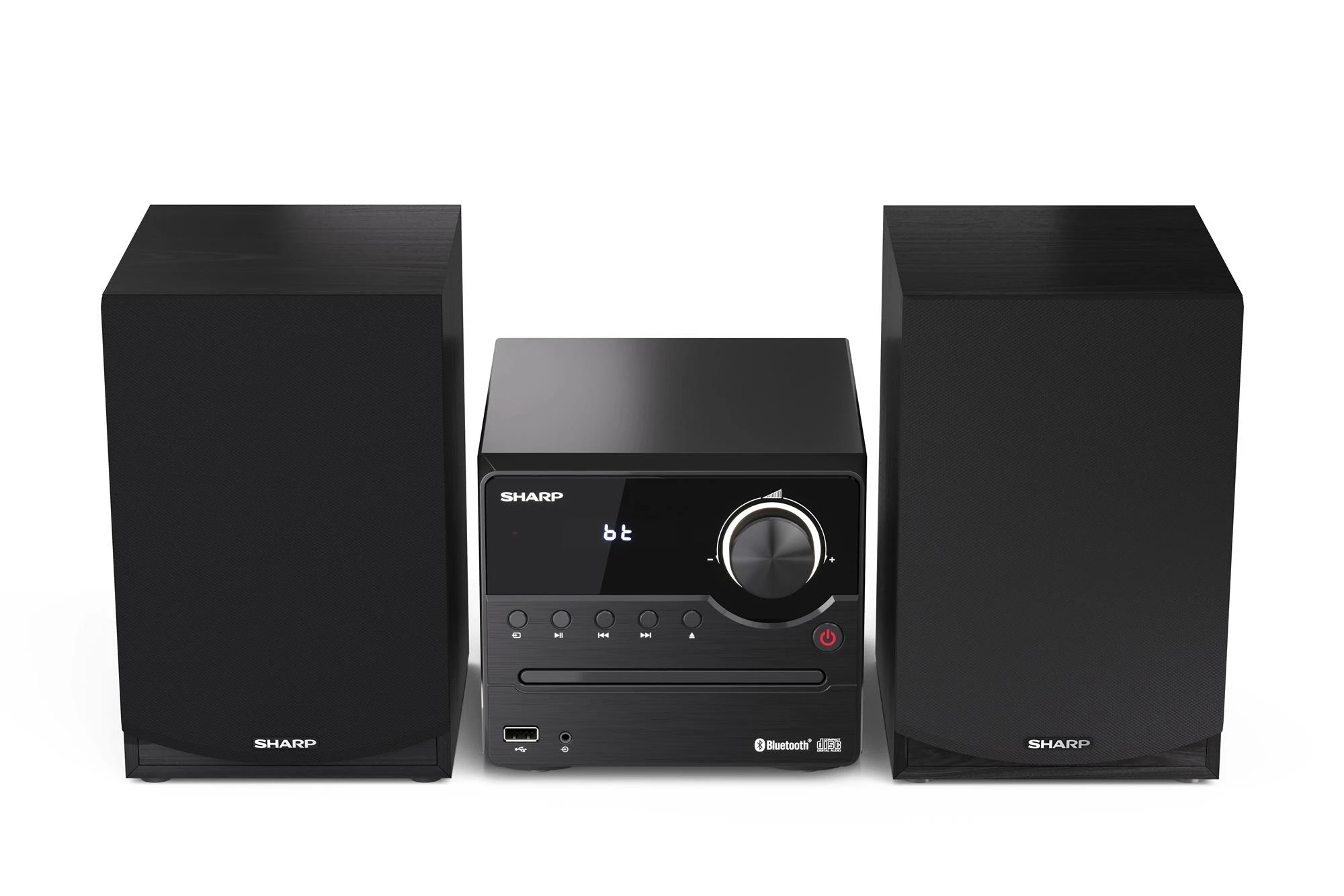 Микросистема Sharp Micro Sound System Black (XL-B512(BK)) Тип: Микросистема; Формат: 2.1;