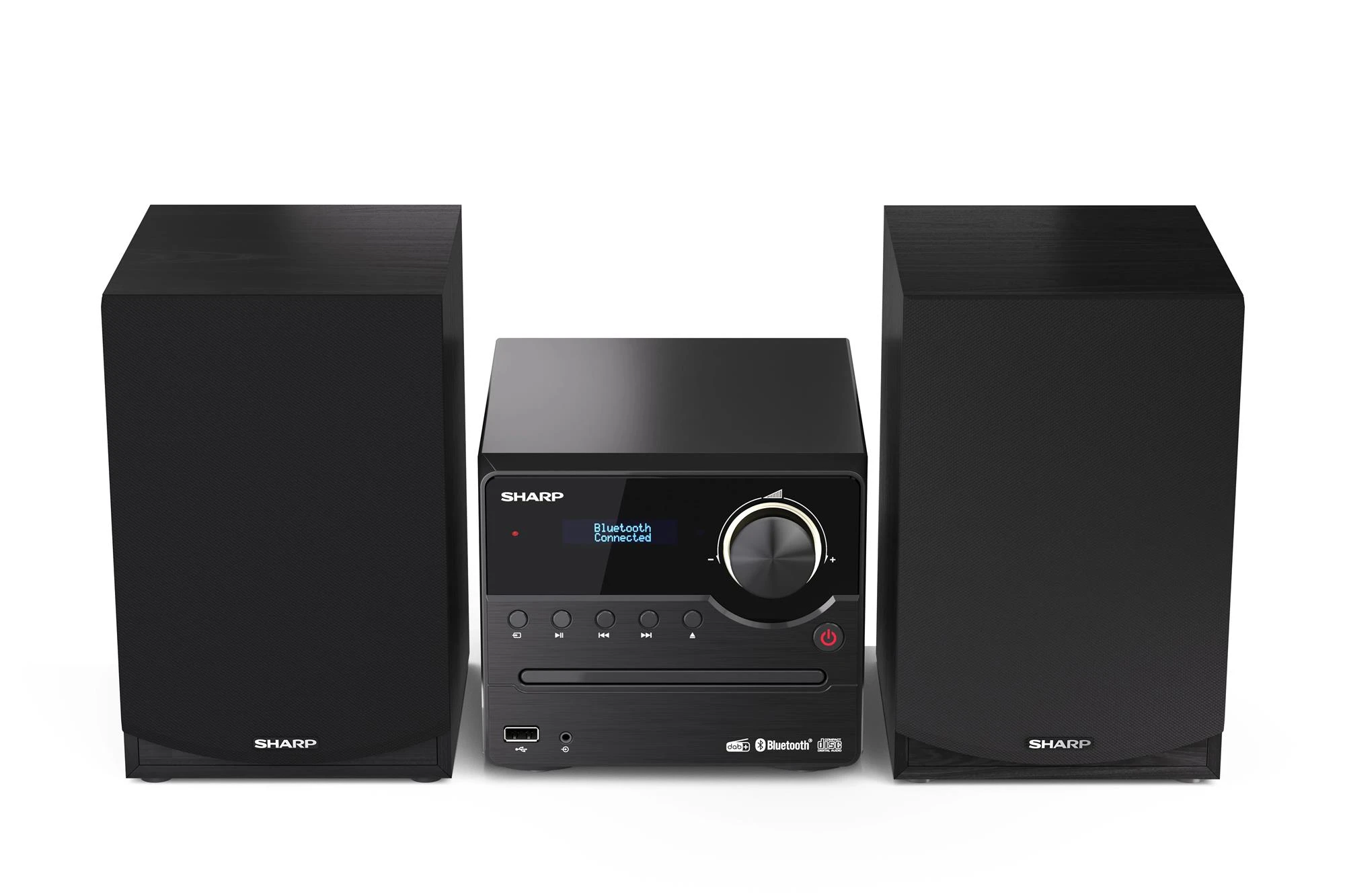 Микросистема Sharp Micro Sound System Black (XL-B517D(BK)) Тип: Микросистема; Формат: 2.1;