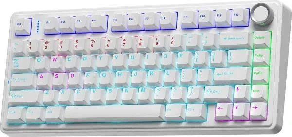 AULA F75 KRGD Red USB White (6948391203225) (UA)