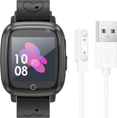 Дитячі смарт-годинники Hoco Y100 Black (6942007625623) (UA)