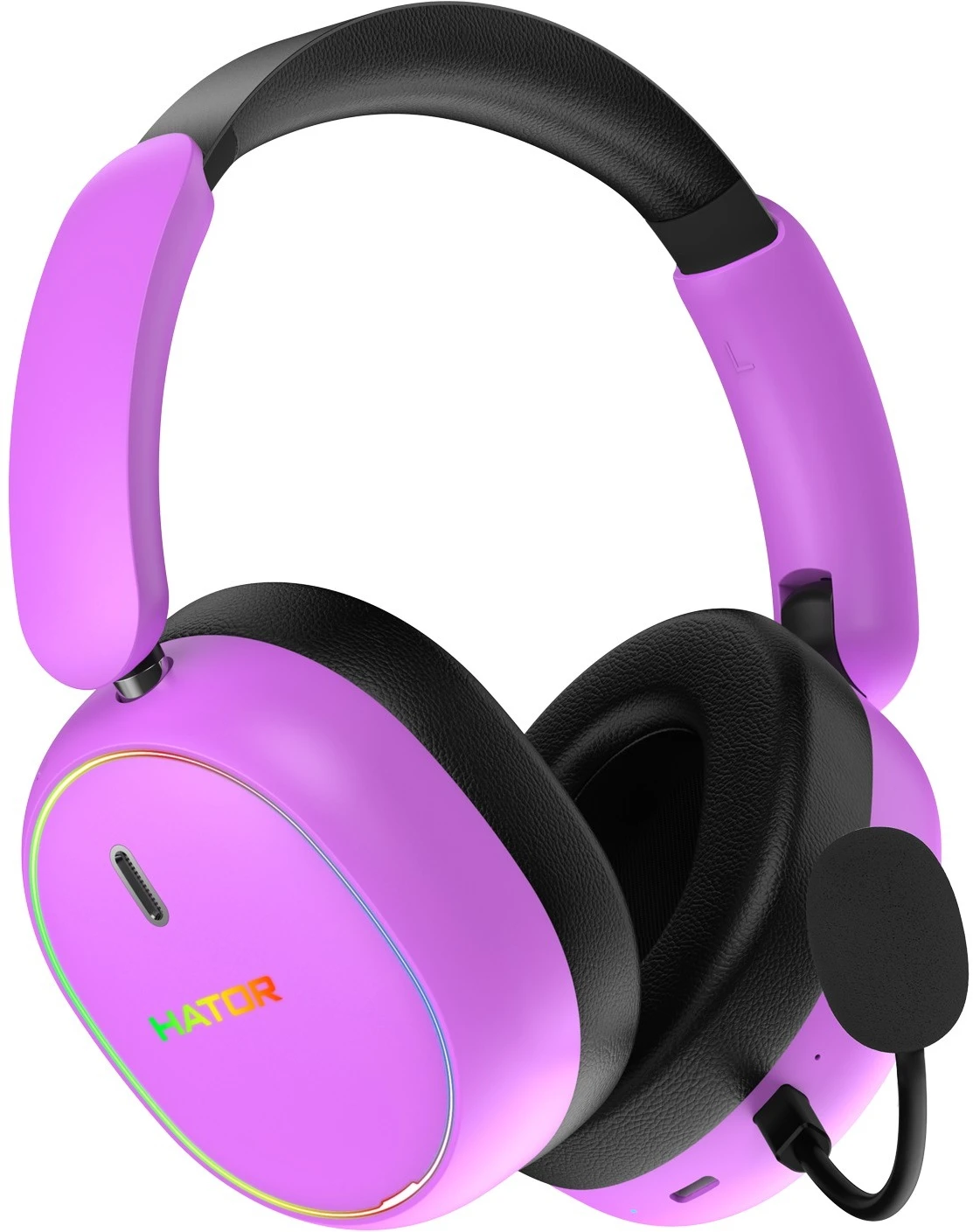 Гарнітура Hator Phoenix 2 Wireless Violet (ESH42) (UA) Тип підключення: бездротове +