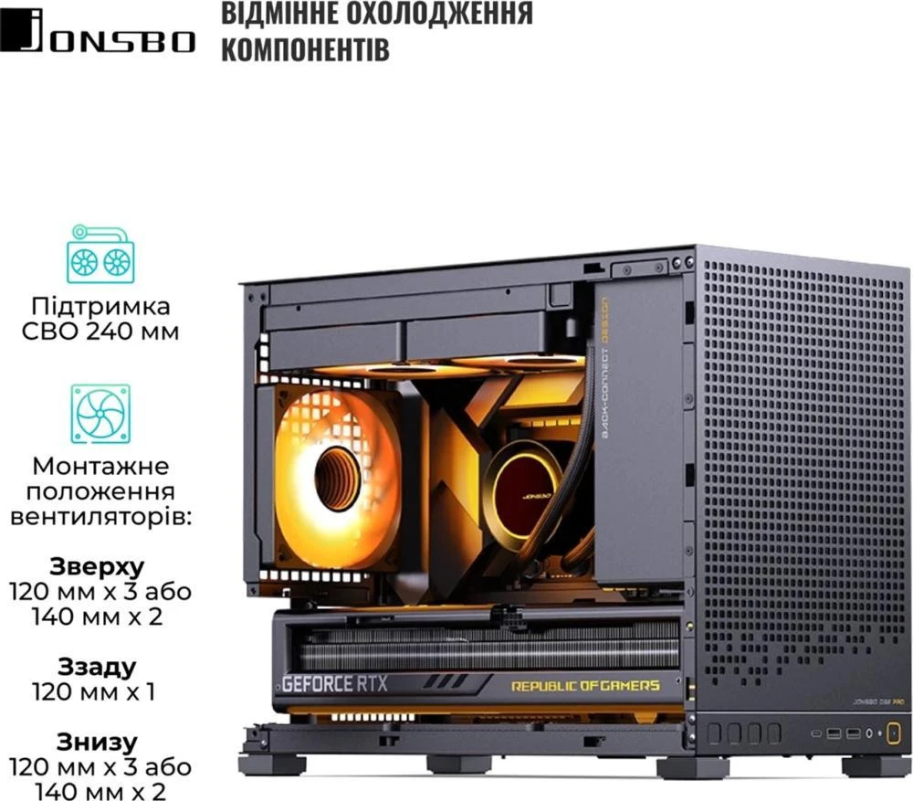 Jonsbo D32 PRO Black (UA)