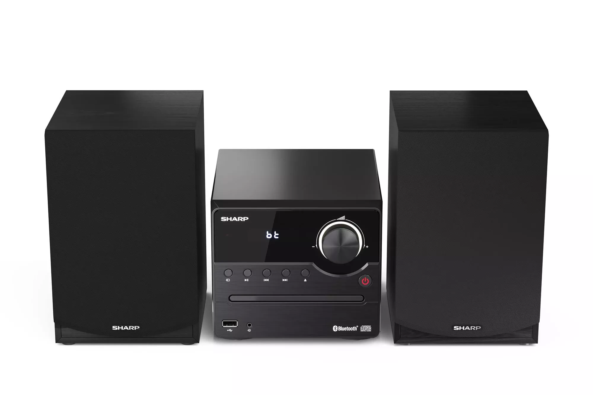 Микросистема Sharp Micro Sound System Black (XL-B512(BK)) Тип: Микросистема; Формат: 2.1;