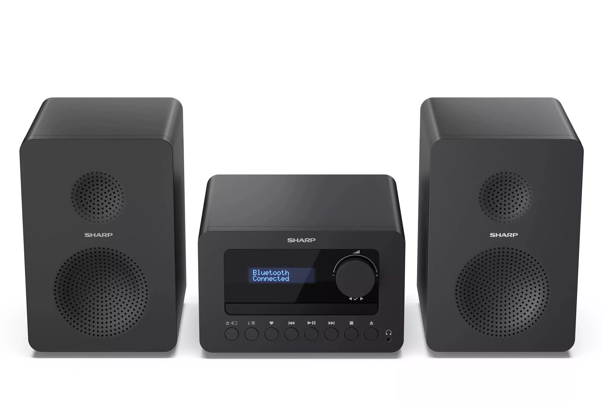 Микросистема Sharp Micro Sound System Black (XL-B514(BK)) Тип: Микросистема; Формат: 2.1;
