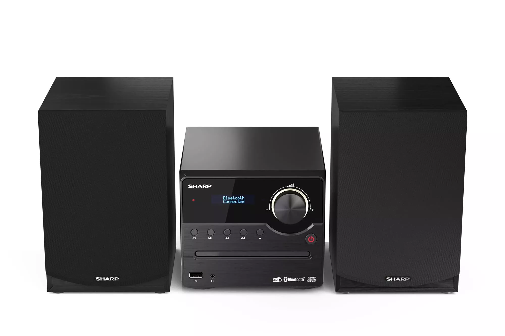 Микросистема Sharp Micro Sound System Black (XL-B517D(BK)) Тип: Микросистема; Формат: 2.1;