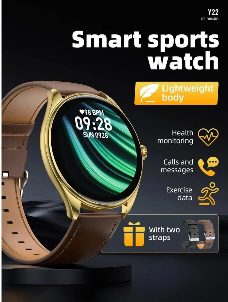 Смарт-часы Hoco Y22 Black (6942007628983) (UA)